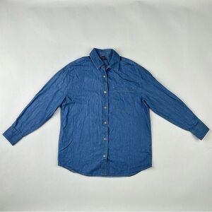 Simons Casual Blue Button-Down Shirt